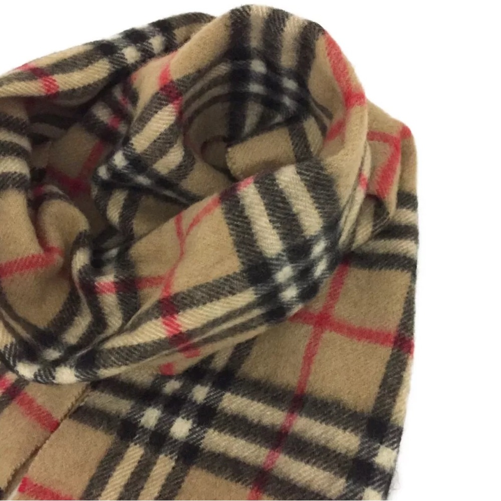 Authentic Burberrys Check 100% Cashmere Stole Scarf Multicolor - Picture 3 of 9